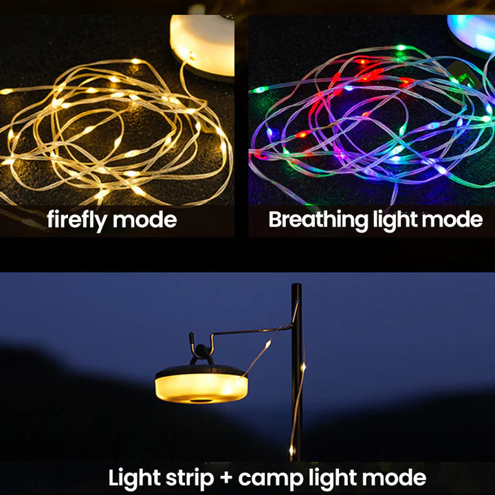 Outdoor Solar Powered Hanging Fairy Lights