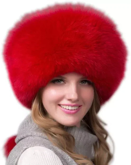 Warm Fur Winter Hat for Women with Earmuffs