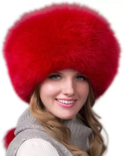 Warm Fur Winter Hat for Women with Earmuffs