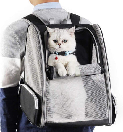 Pet Cat Front Harness Backpack - Hehif