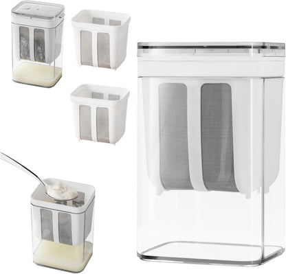 Easy Homemade Yogurt Machine With Metal Strainer