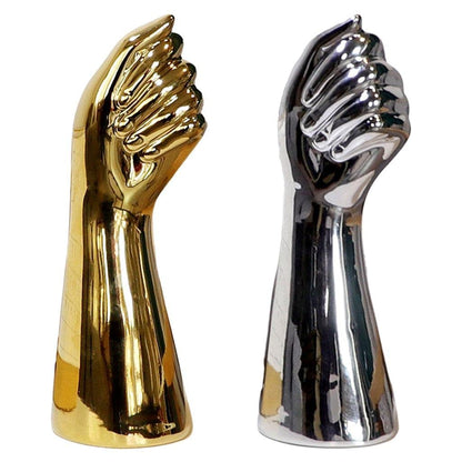 Elegant Gold Ceramic Decorative Vase