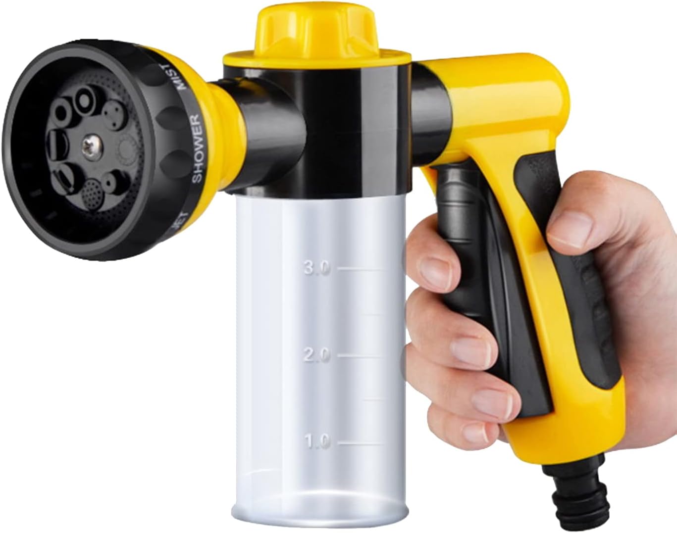 Heavy Duty Spray Nozzle for Car and Garden Cleaning - Hehif