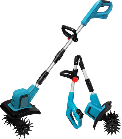 Portable Electric Garden Tiller - Hehif