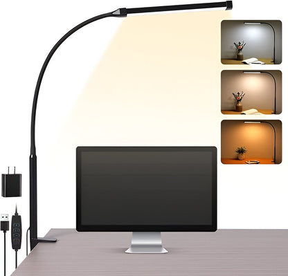 Adjustable LED Table Lamp with Flexible Arm - Hehif