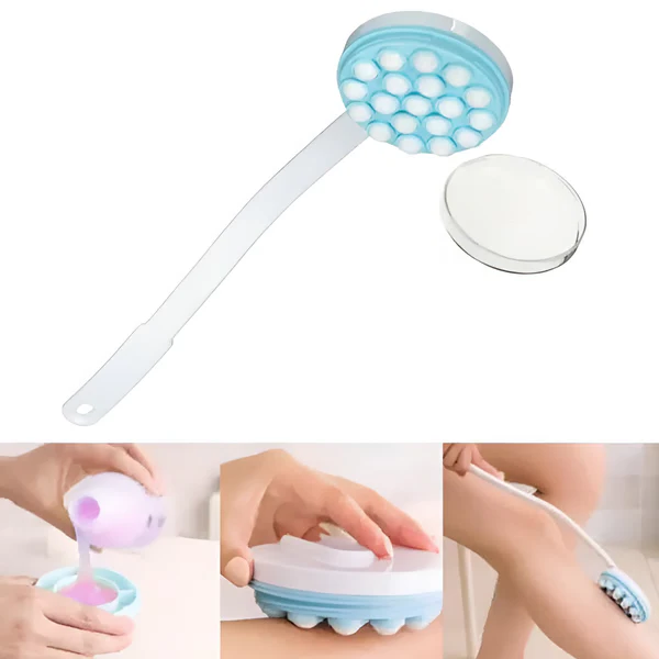 Extended Reach Back Massager and Lotion Applicator