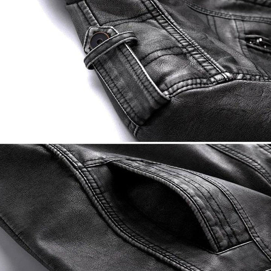 Classic Mens Leather Coat
