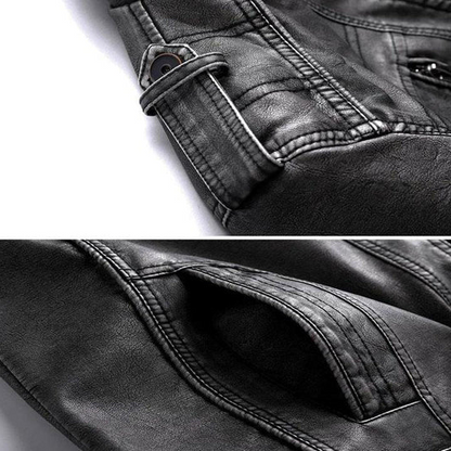 Classic Mens Leather Coat