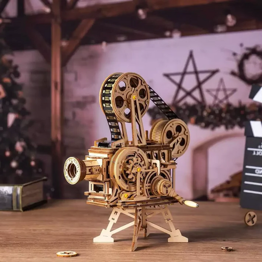 Vintage Movie Night Jigsaw Puzzle - Hehif