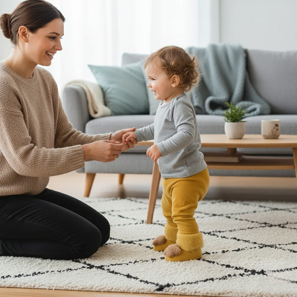 Soft Fleece Baby Socks for Warmth and Grip