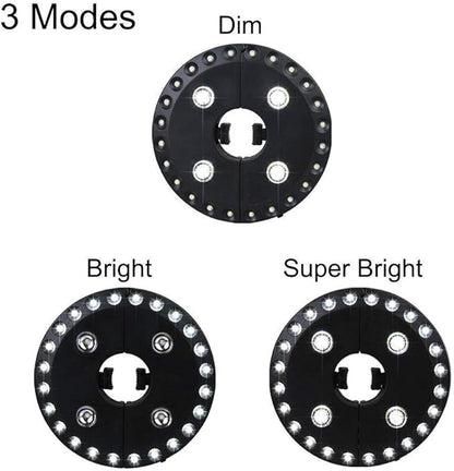 Bright Outdoor Umbrella String Lights with 3 Modes