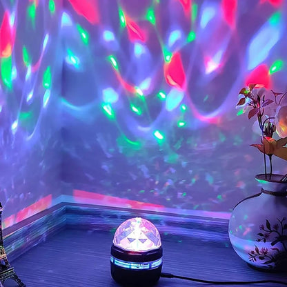 Colorful LED Night Light Star Projector with Sea Waves