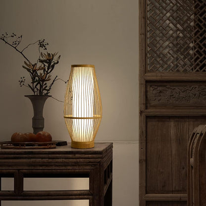 Natural Bamboo Floor Lamp for Home Decor