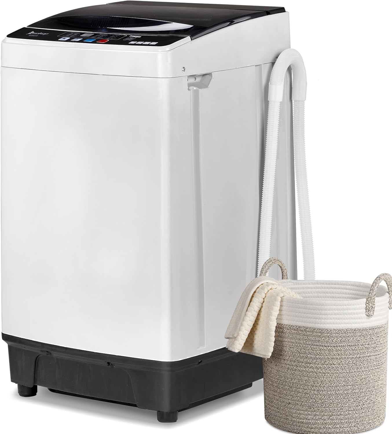 Compact Portable Top Load Washer with 10 Programs - Hehif