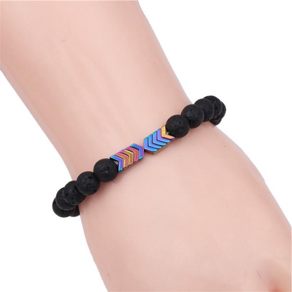 Calming Gemstone Beaded Balance Bracelet