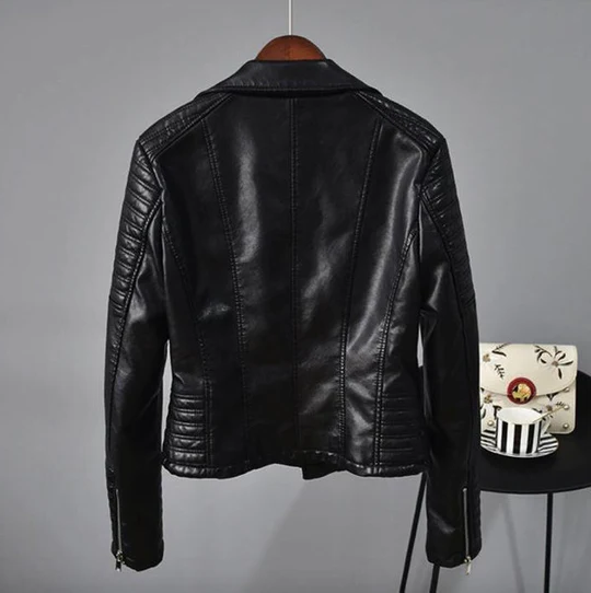 Classic Black Motorcycle Jacket