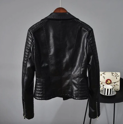 Classic Black Motorcycle Jacket