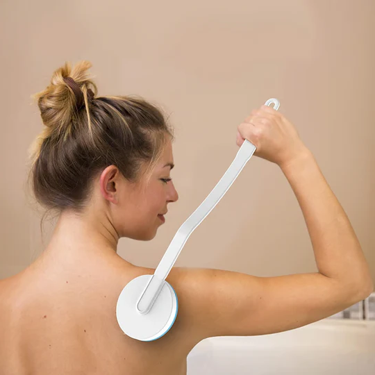 Extended Reach Back Massager and Lotion Applicator