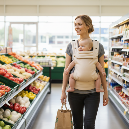 Comfortable Baby Sling with Adjustable Back Support