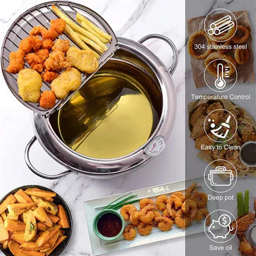 Professional Deep Fryer with Temperature Control