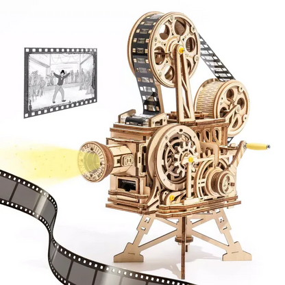 Vintage Movie Night Jigsaw Puzzle