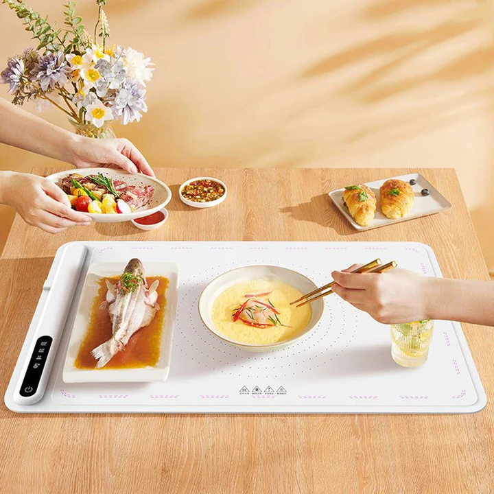 Heated Food Serving Tray - Hehif