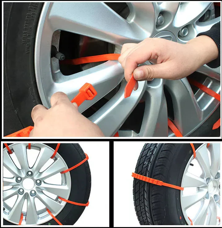 Durable Car Tire Snow Chains Set