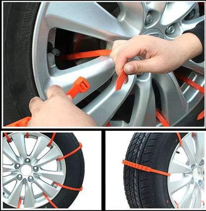 Durable Car Tire Snow Chains Set