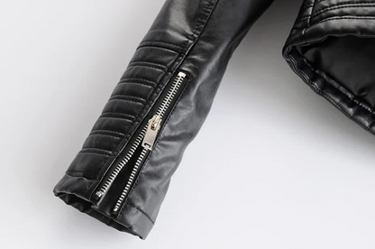 Classic Black Motorcycle Jacket