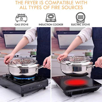 Professional Deep Fryer with Temperature Control