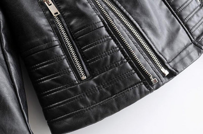 Classic Black Motorcycle Jacket