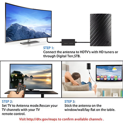 Strong Signal 4K HDTV Indoor Digital TV Antenna
