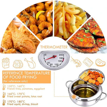 Professional Deep Fryer with Temperature Control