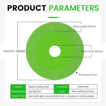Premium Diamond Glass Cutting Blade