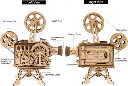 Vintage Movie Night Jigsaw Puzzle