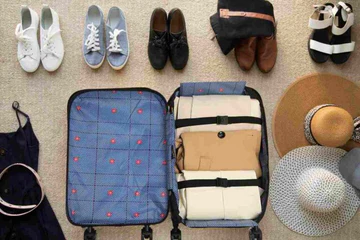 Portable Collapsible Luggage with Spin Wheels
