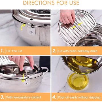 Professional Deep Fryer with Temperature Control