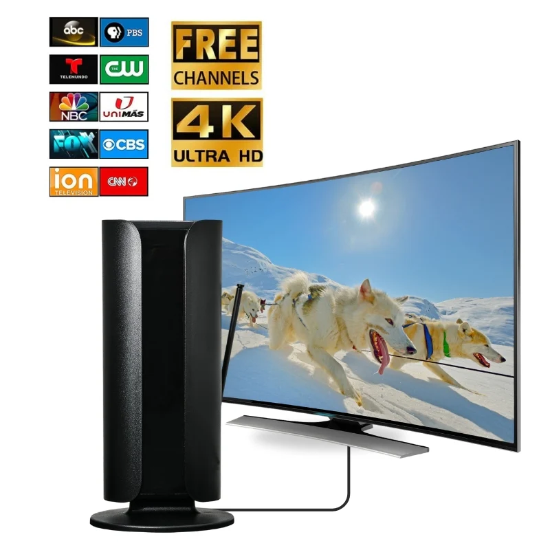 Advanced Indoor TV Antenna - Long Range 360 Mile