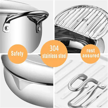 Professional Deep Fryer with Temperature Control