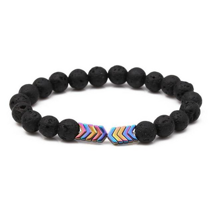 Calming Gemstone Beaded Balance Bracelet