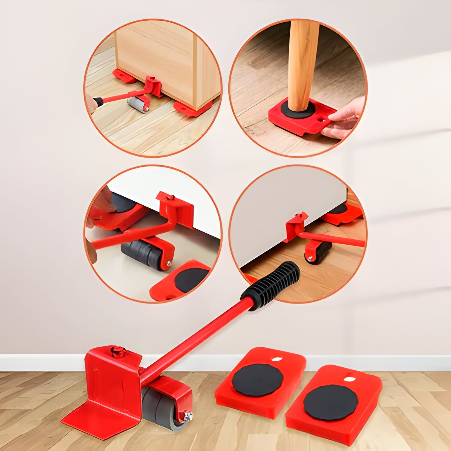 Durable Furniture Moving Wheel Set