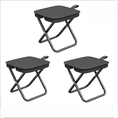 Collapsible Lightweight Camping Chair with Strong Metal Legs