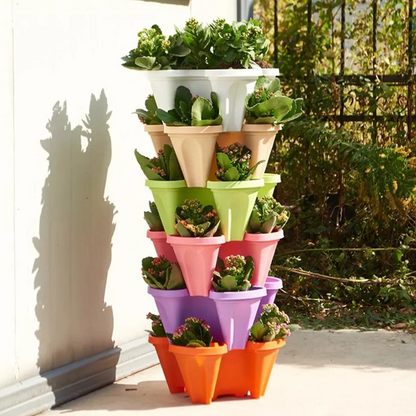 Space Saving Garden Planter with Wheels - Hehif