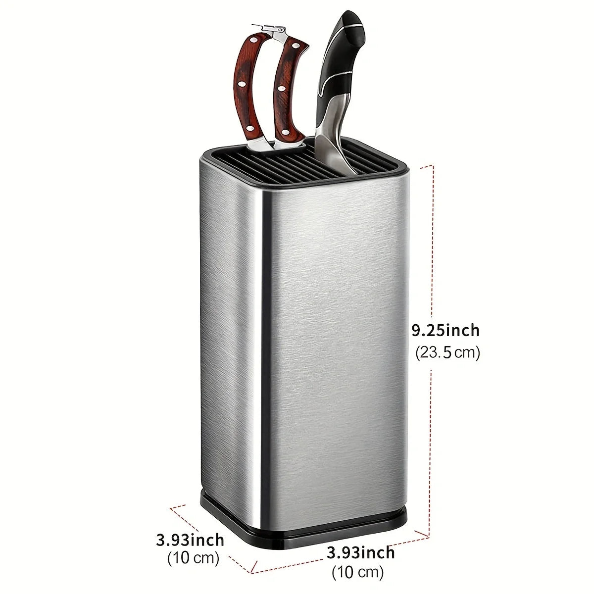 Space Saving Metal Knife Block