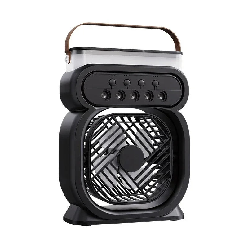Compact AC Unit with LED Light and Humidifier Function
