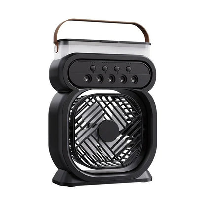 Compact AC Unit with LED Light and Humidifier Function