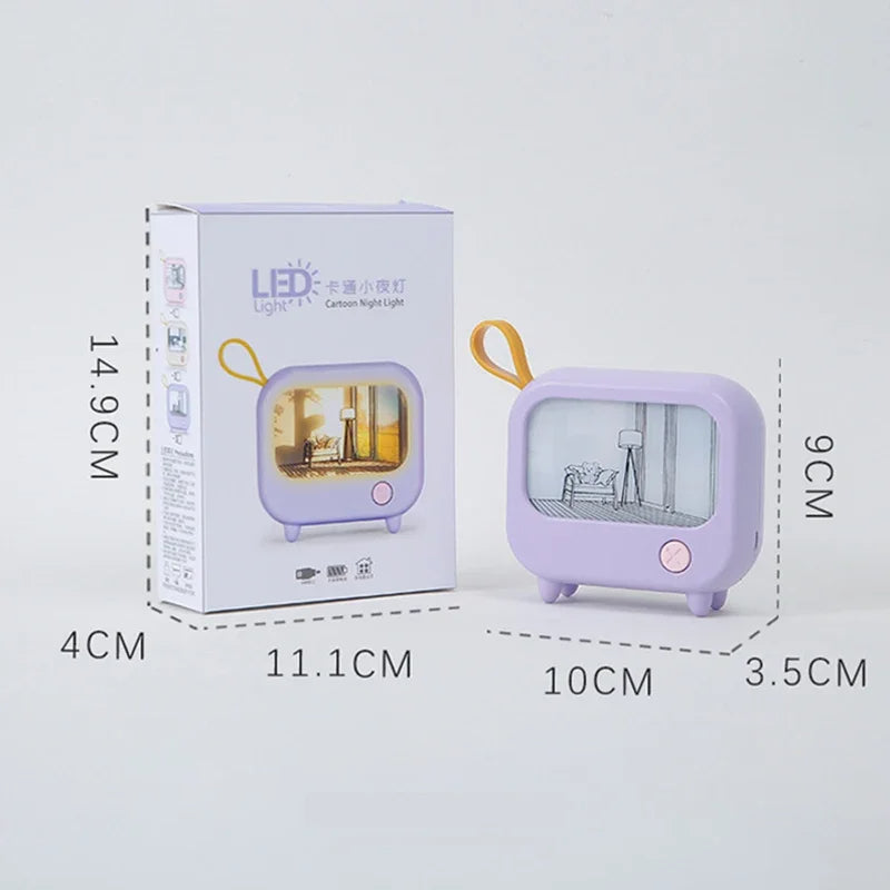 Colorful Small LED Wall Night Lamp