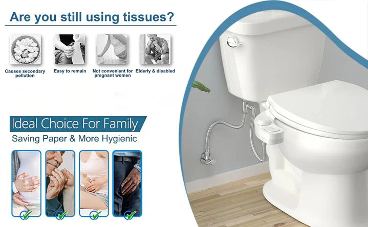 Easy Clean Fresh Bidet Toilet Seat