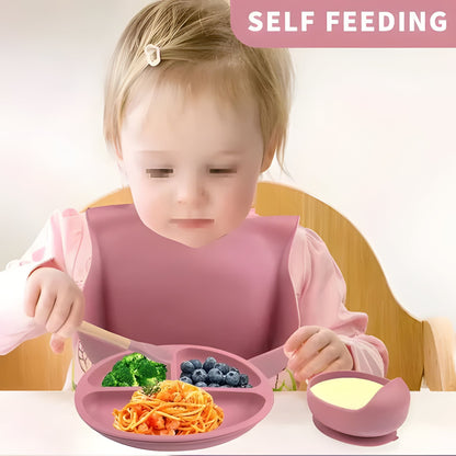 Easy Clean Baby Food Set for Self Feeding