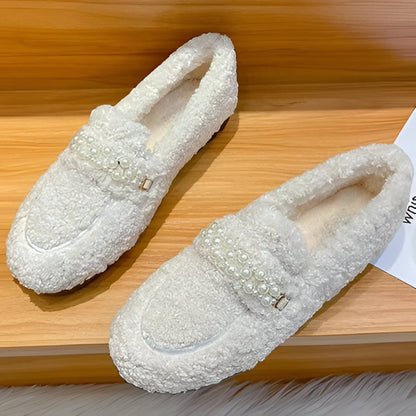 Cozy Women's Slipper Moccasins with Soft Fleece Inside